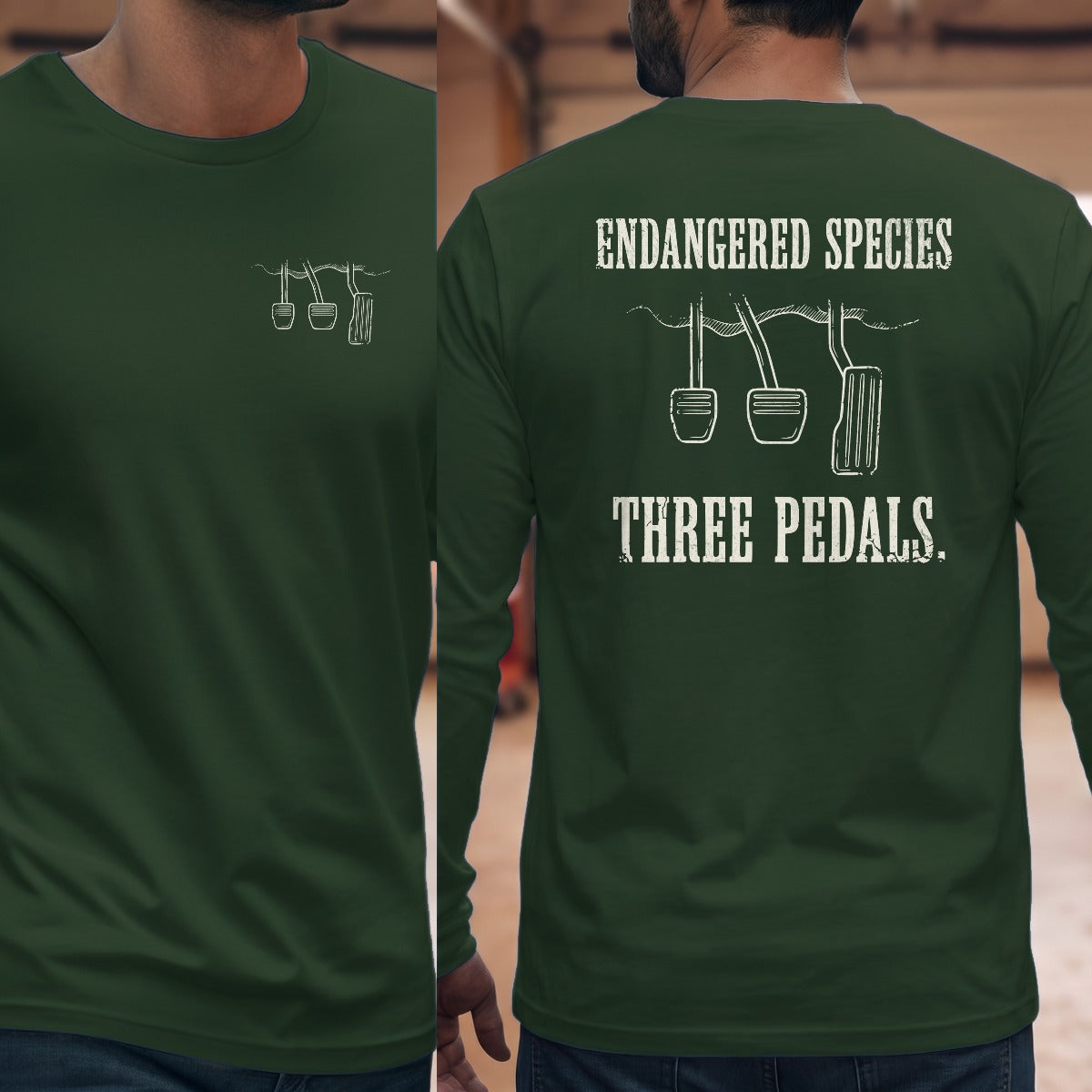 Forest Green | Left Chest + Back
