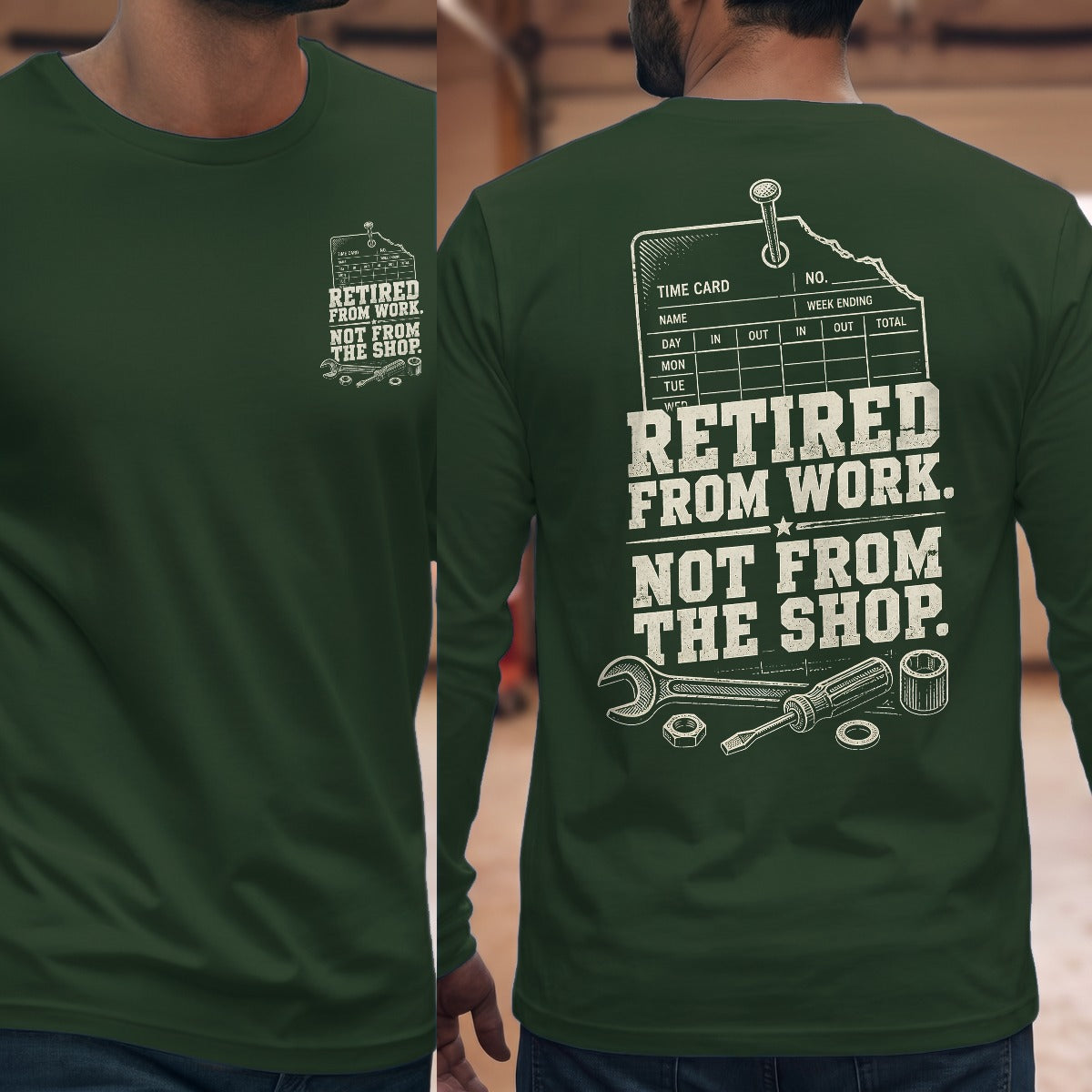 Forest Green | Front & Back