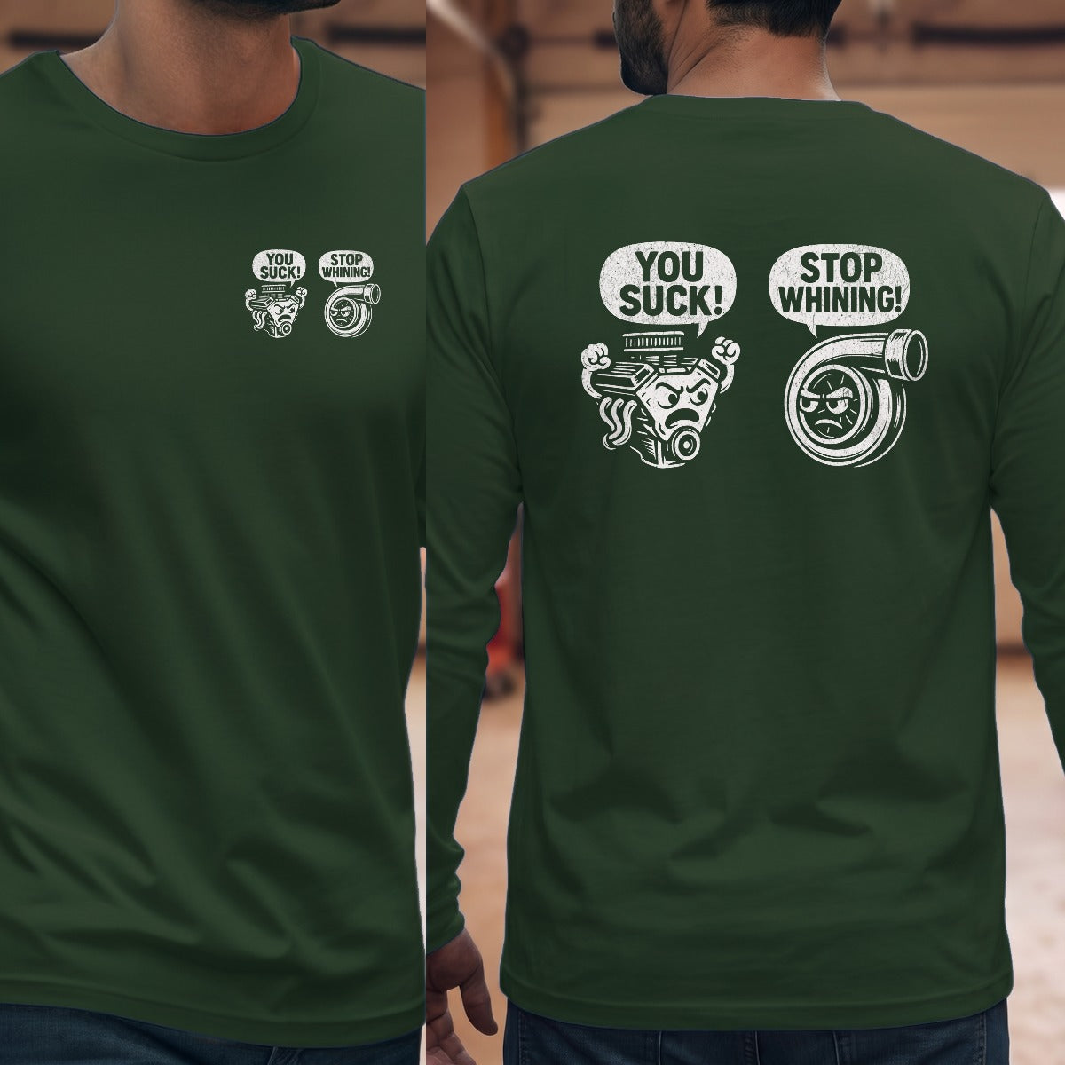 Forest Green | Left Chest + Back