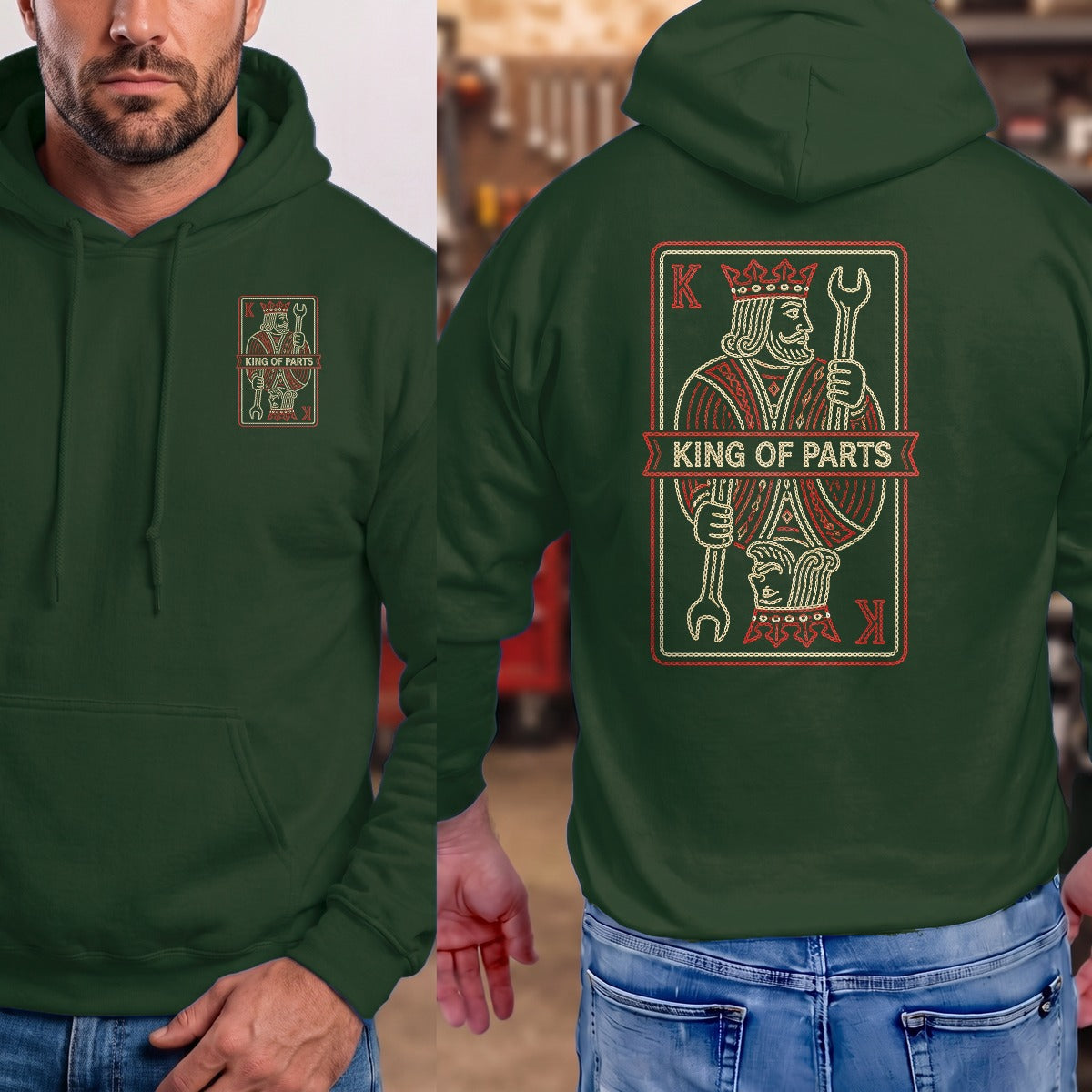 Forest Green | Front & Back
