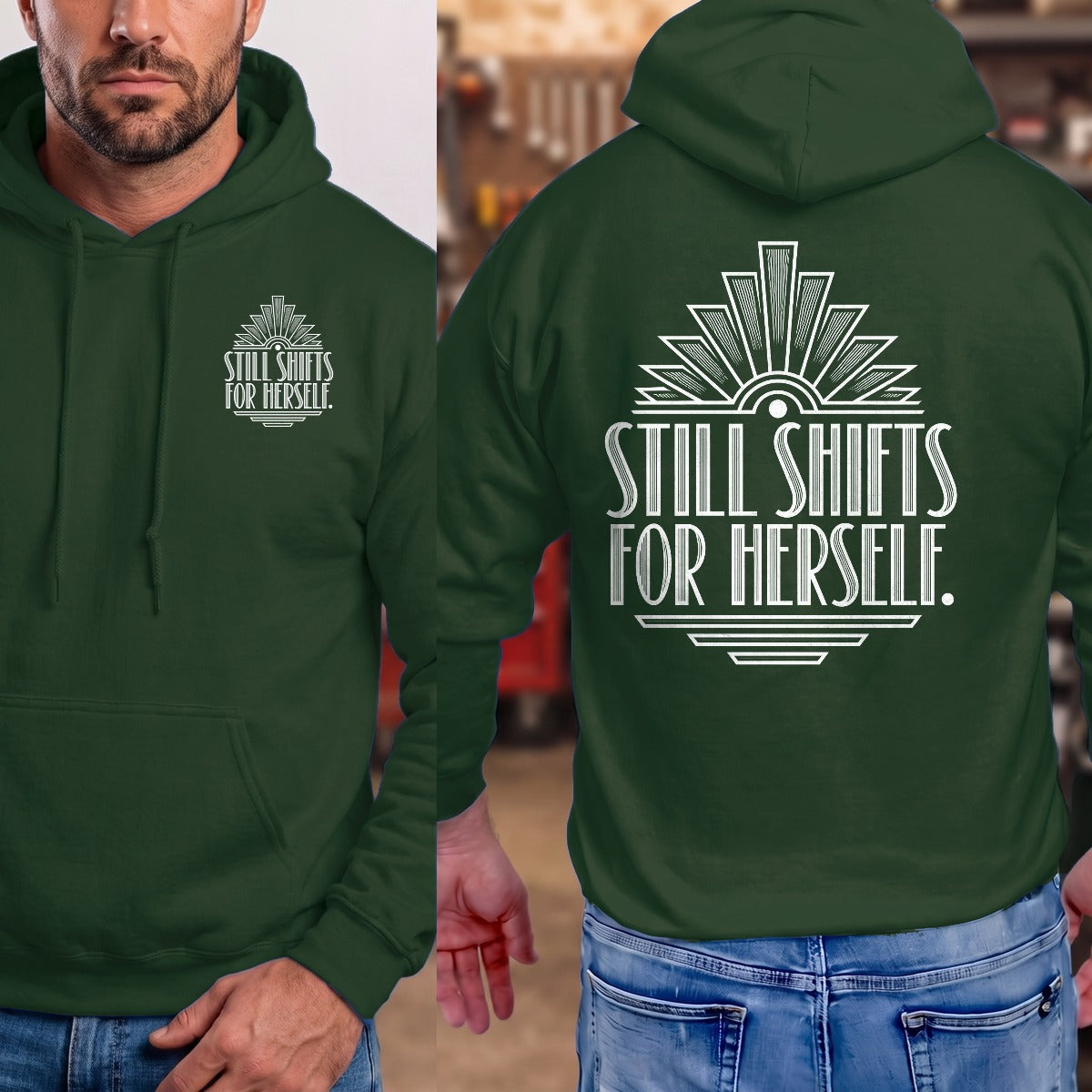 Forest Green | Front & Back