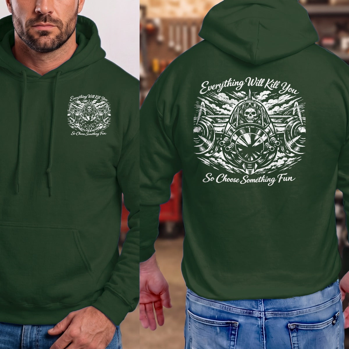 Forest Green | Front & Back