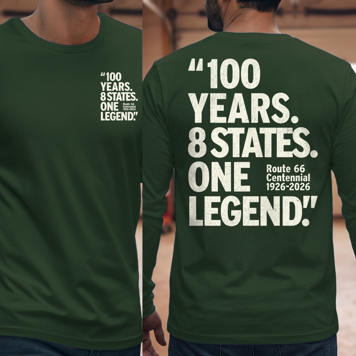 Forest Green | Front & Back