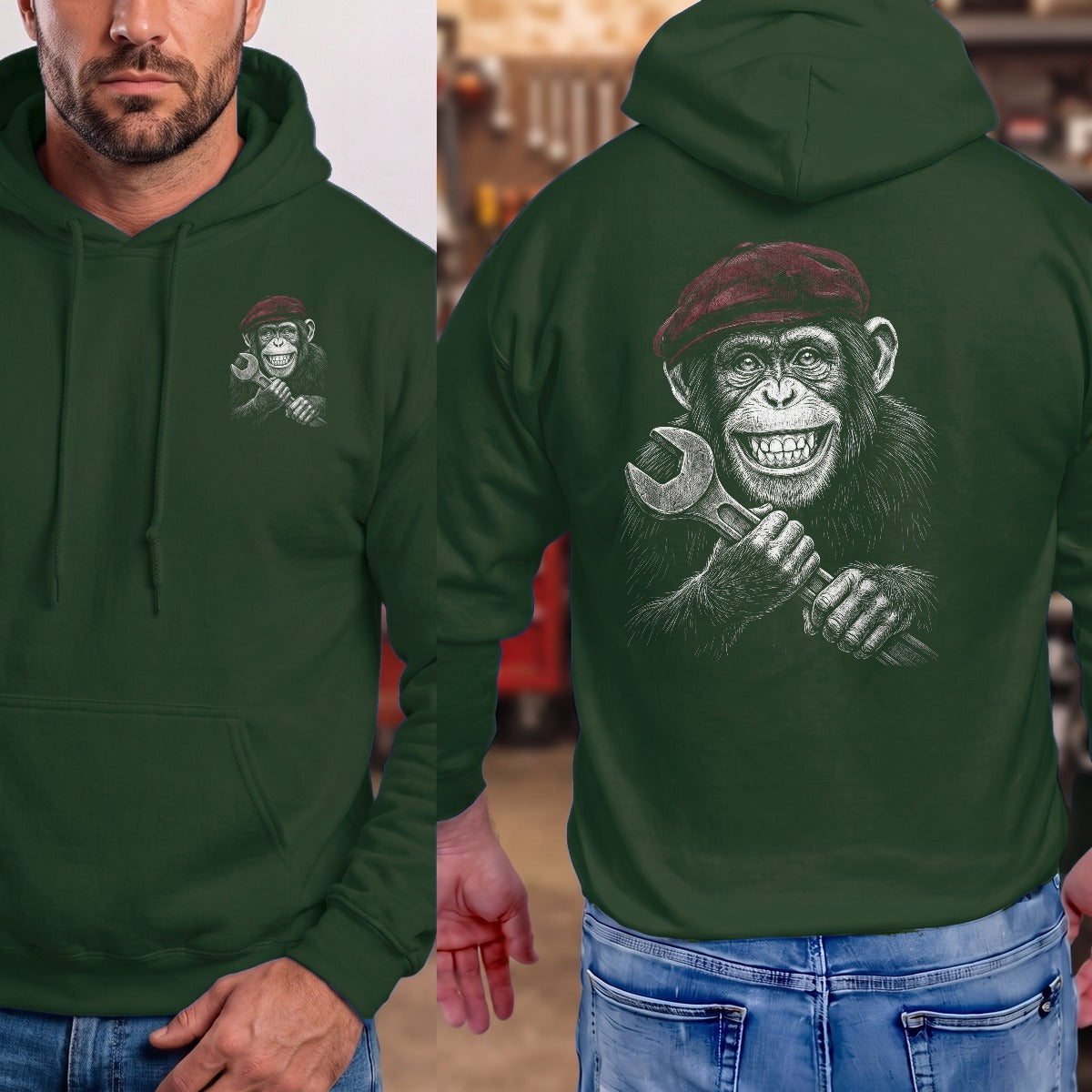 Forest Green | Front & Back