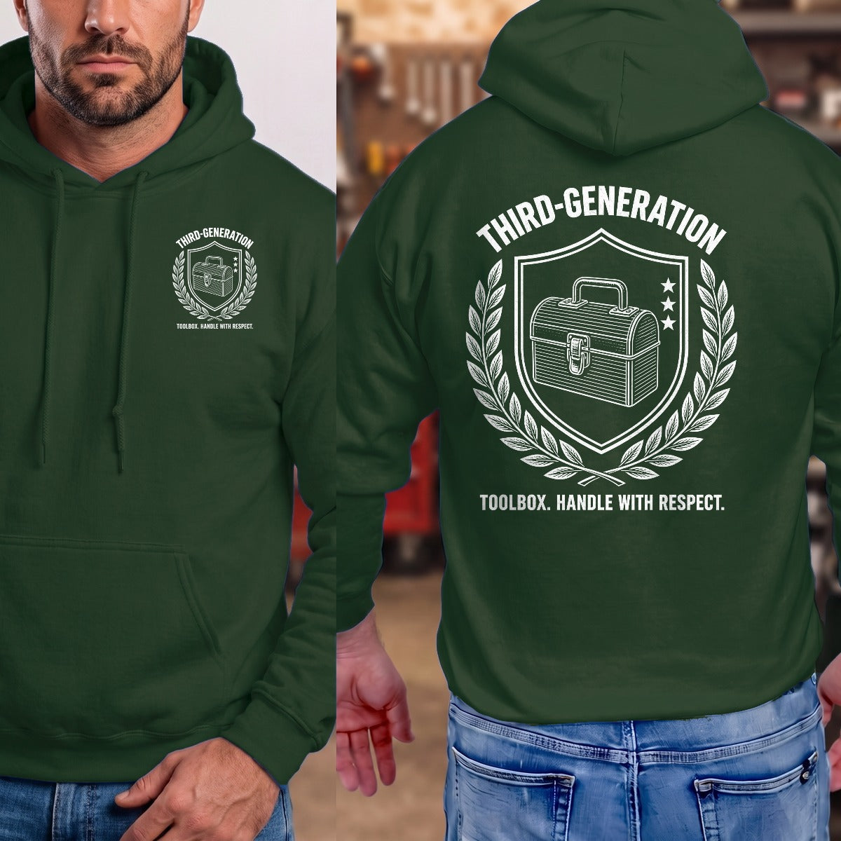 Forest Green | Front & Back