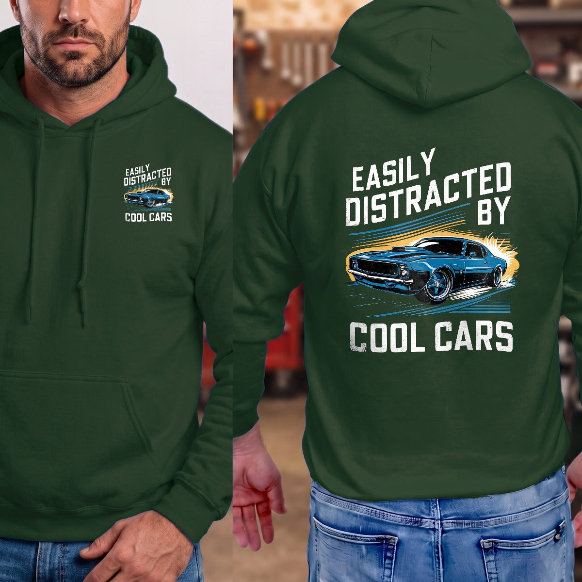 Forest Green | Left Chest + Back