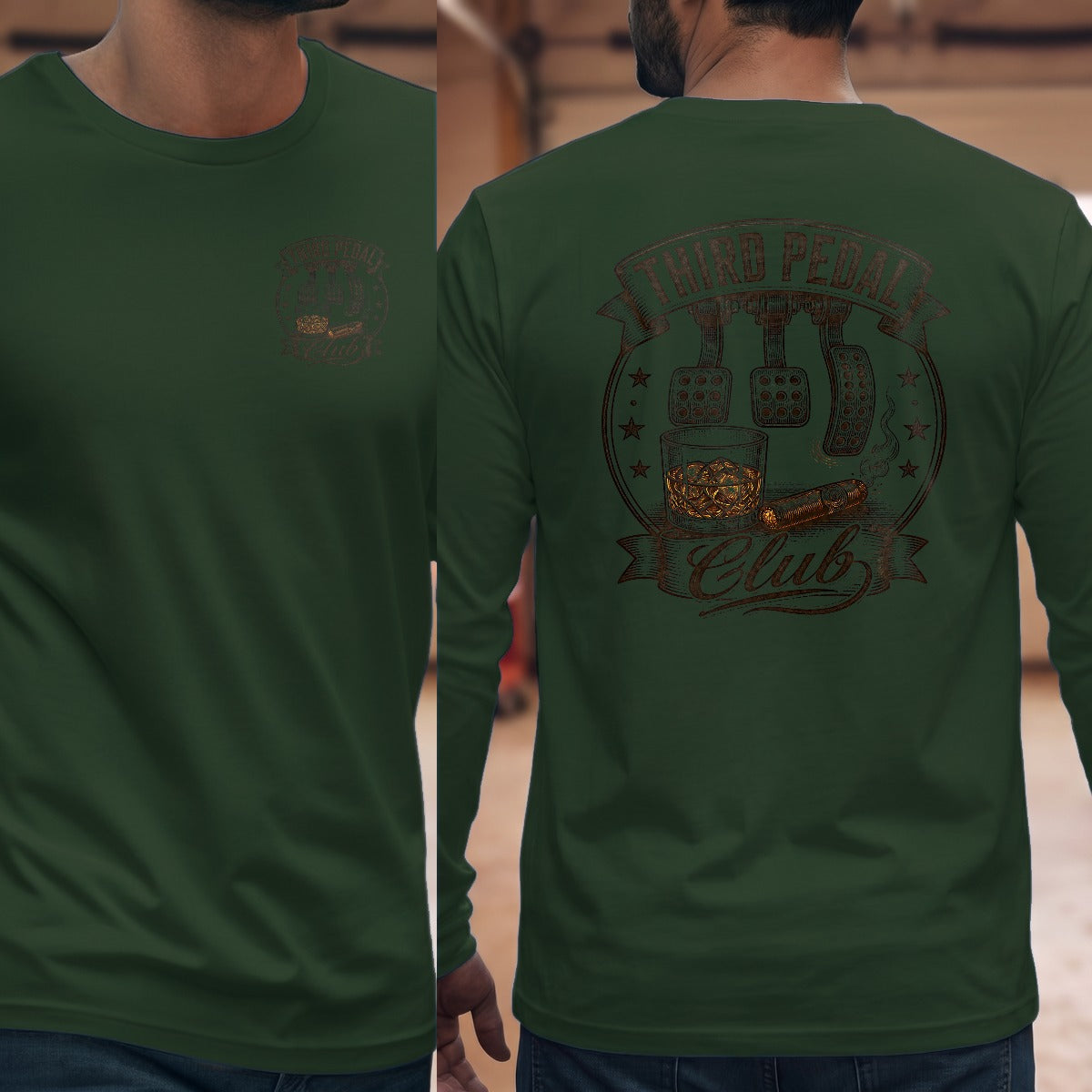 Forest Green | Left Chest + Back