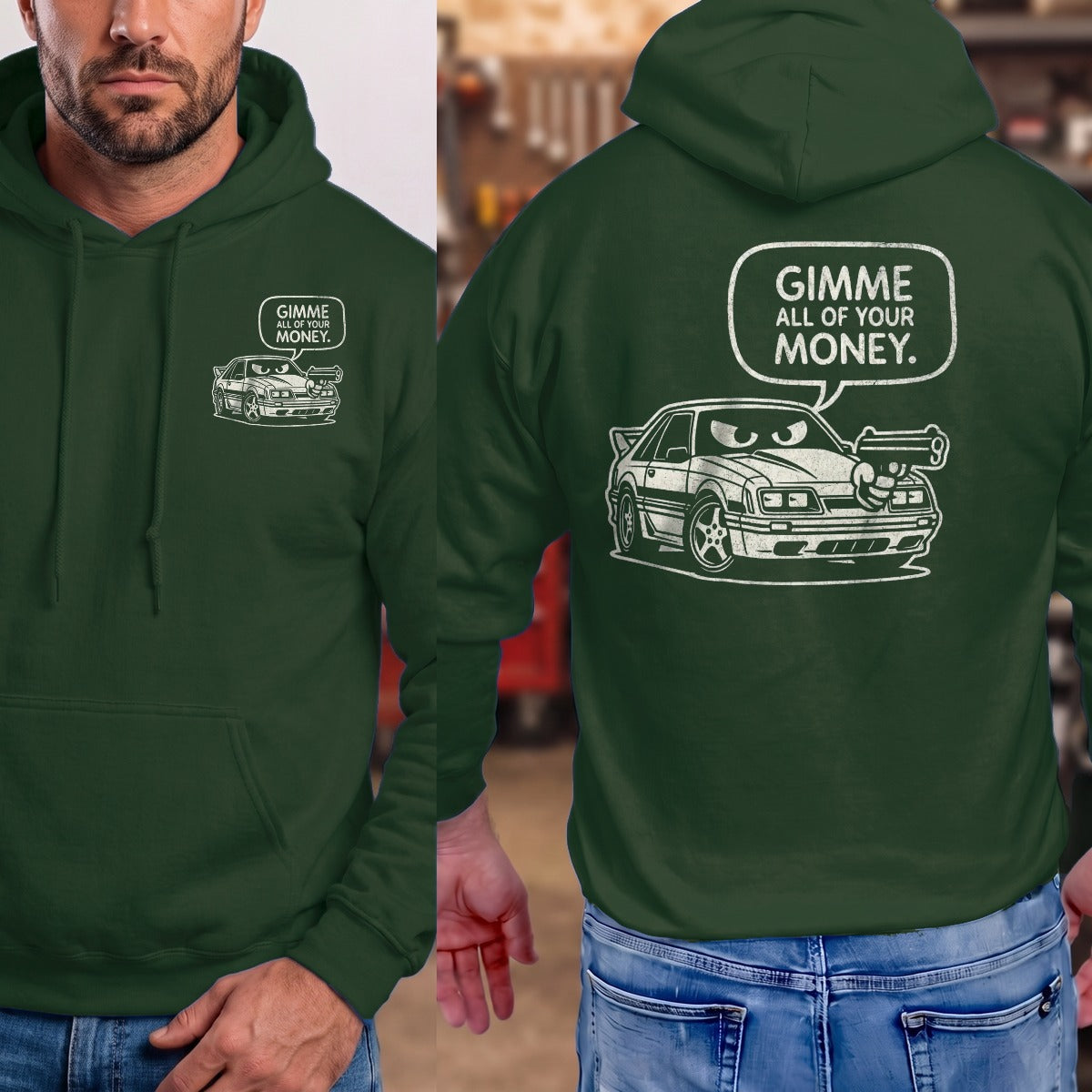 Forest Green | Front & Back
