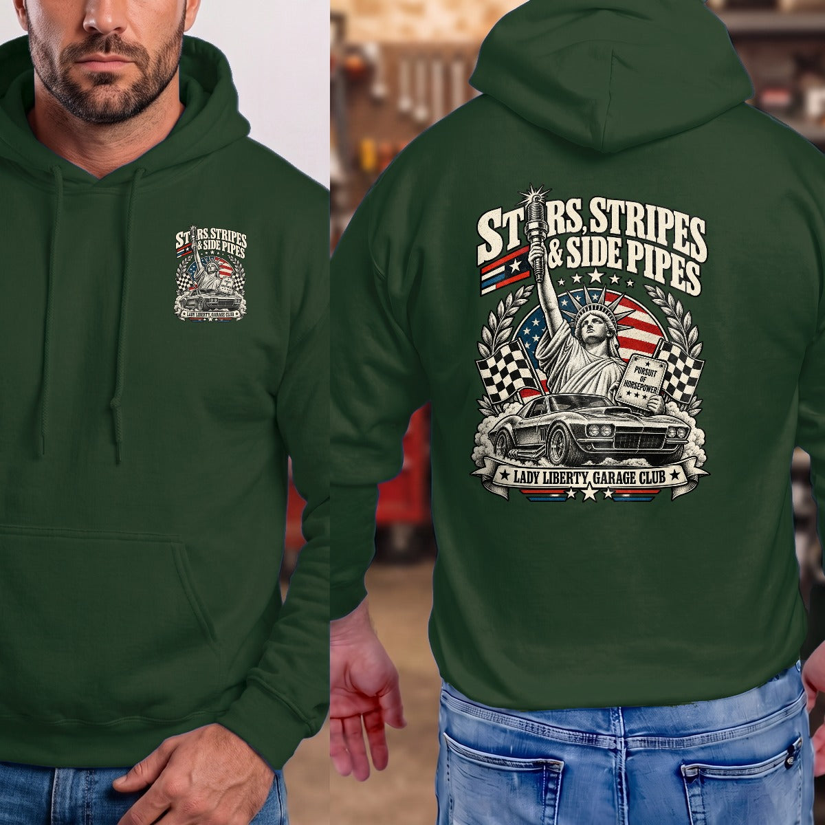 Forest Green | Front & Back