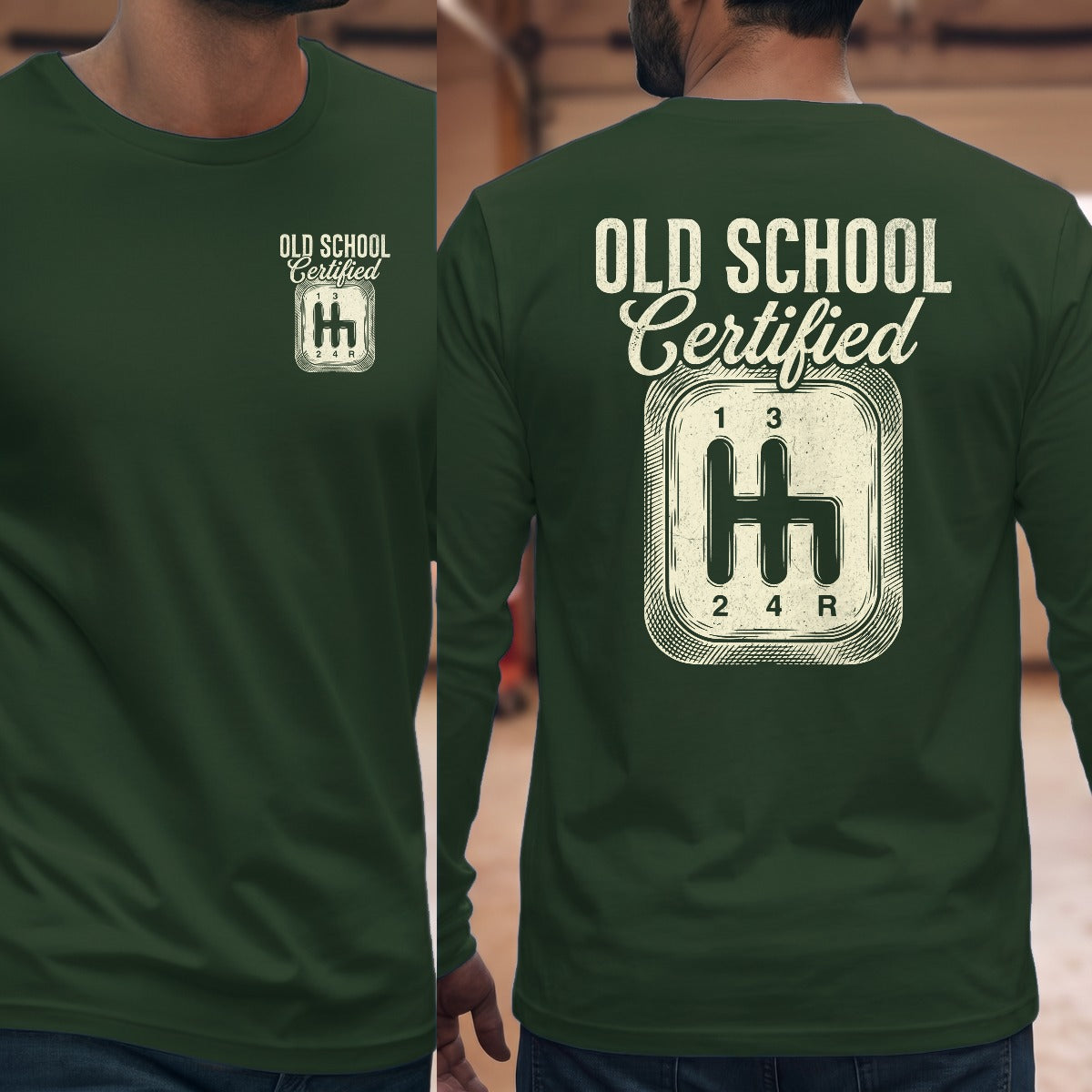Forest Green | Left Chest + Back