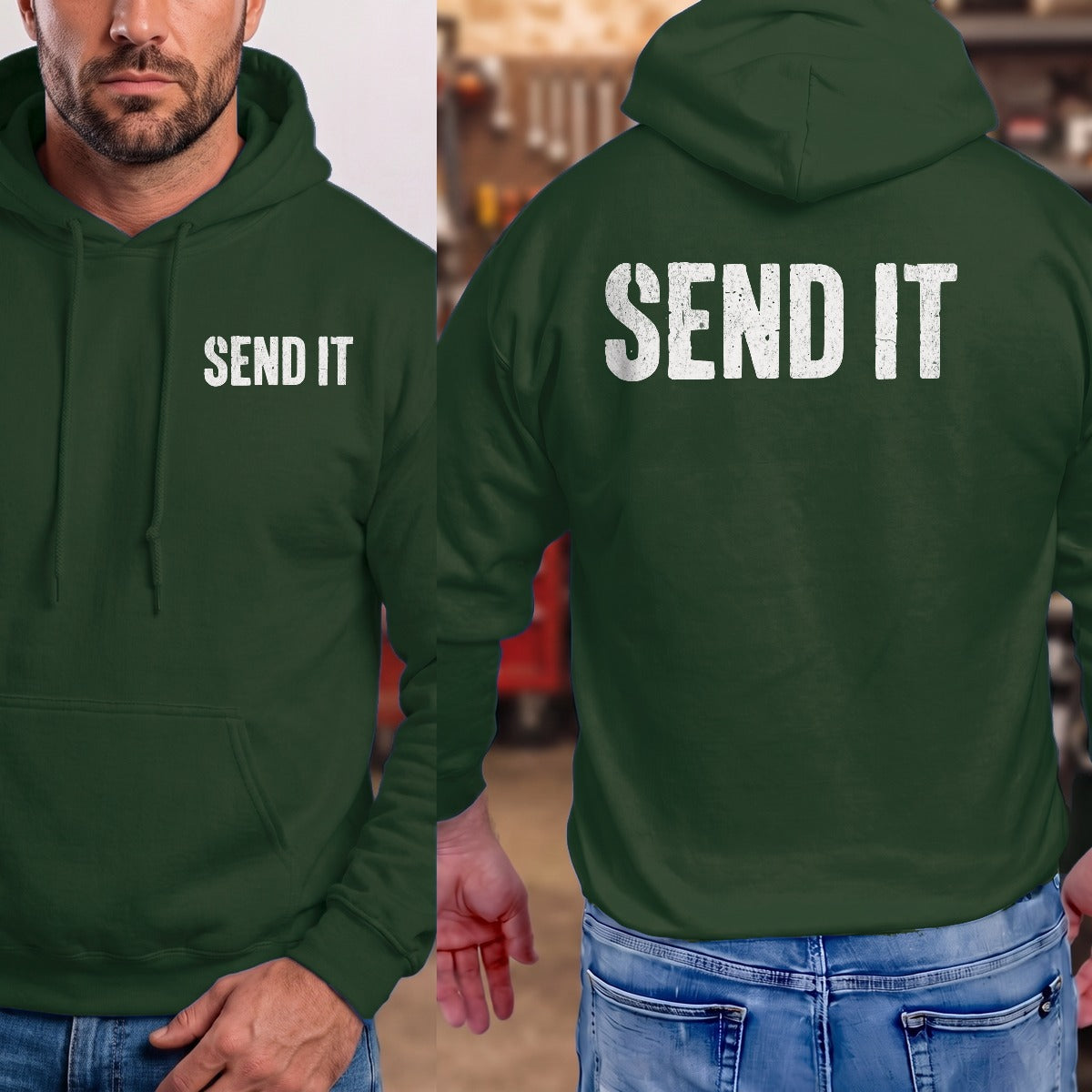 Forest Green | Front & Back