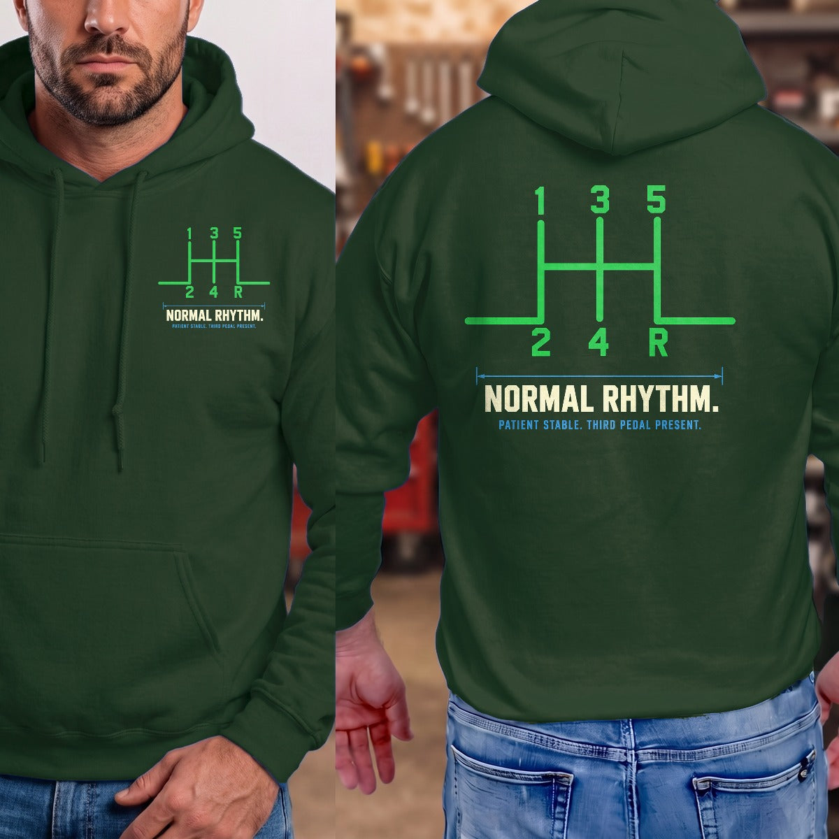 Forest Green | Front & Back