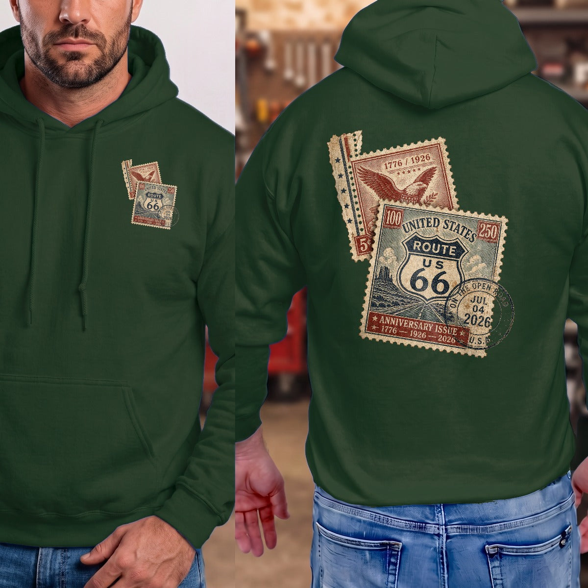 Forest Green | Front & Back