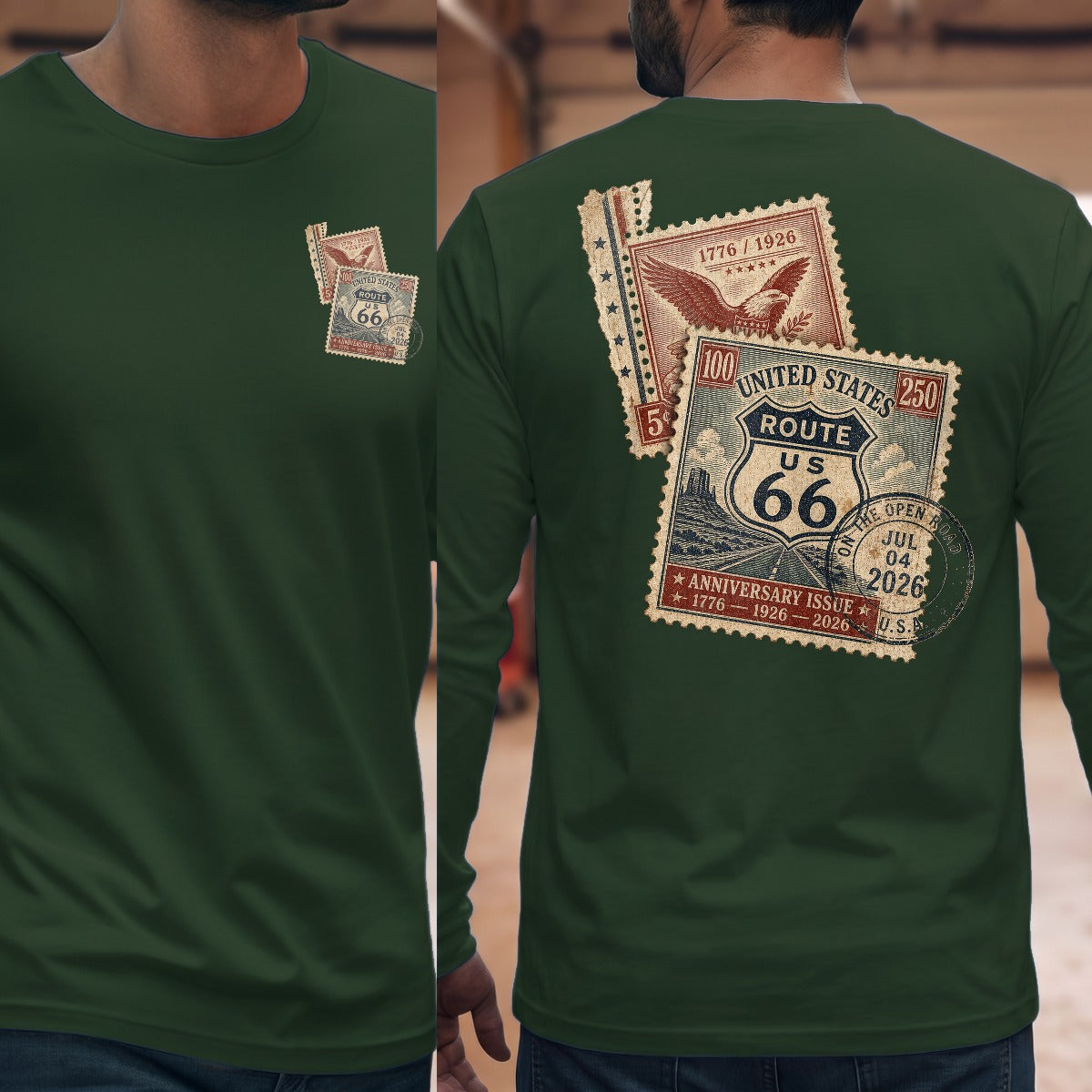Forest Green | Front & Back