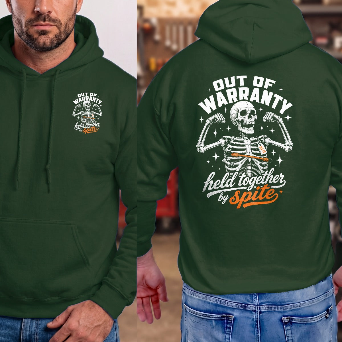 Forest Green | Front & Back