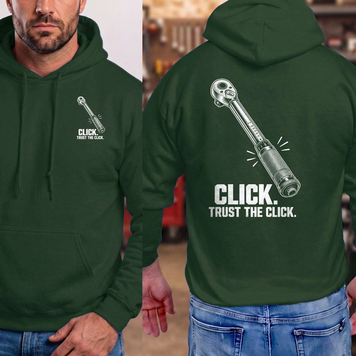 Forest Green | Front & Back