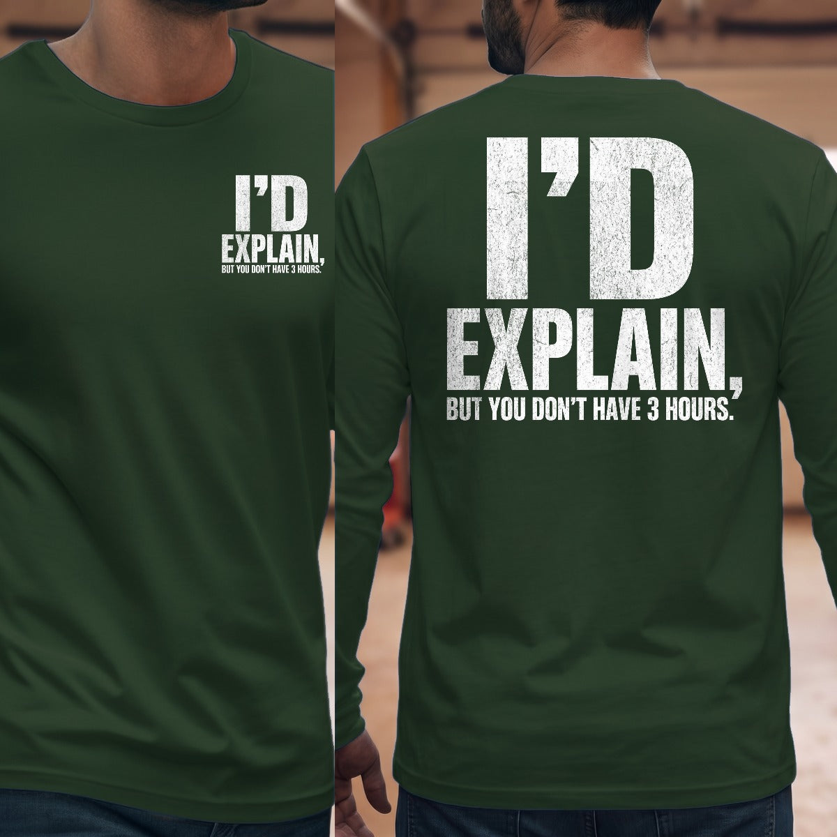 Forest Green | Front & Back