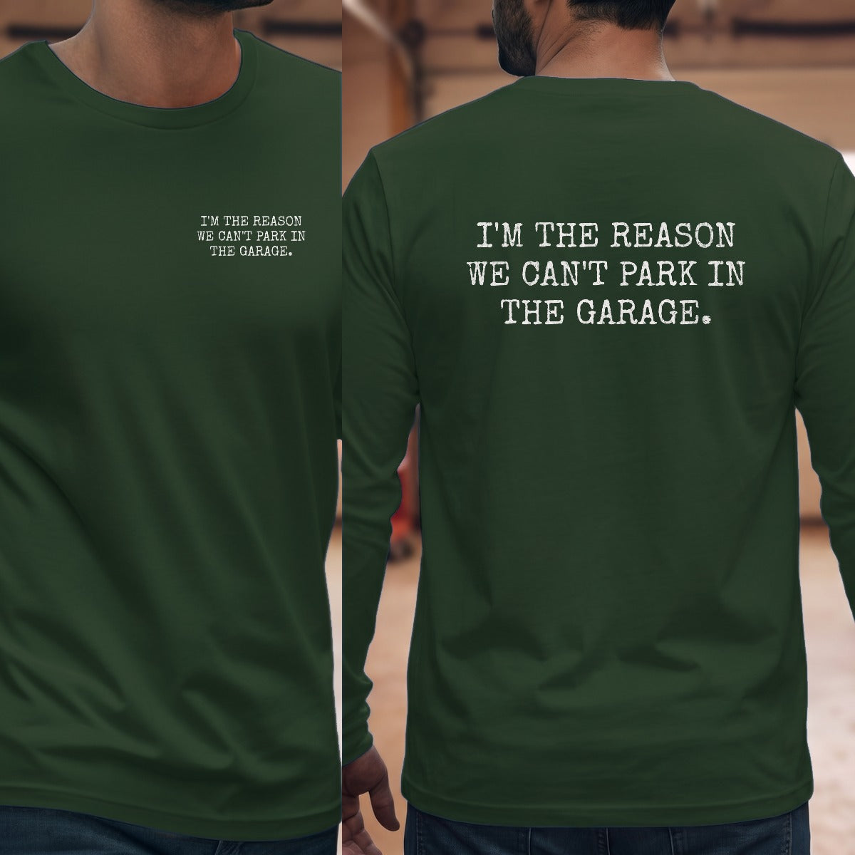Forest Green | Left Chest + Back