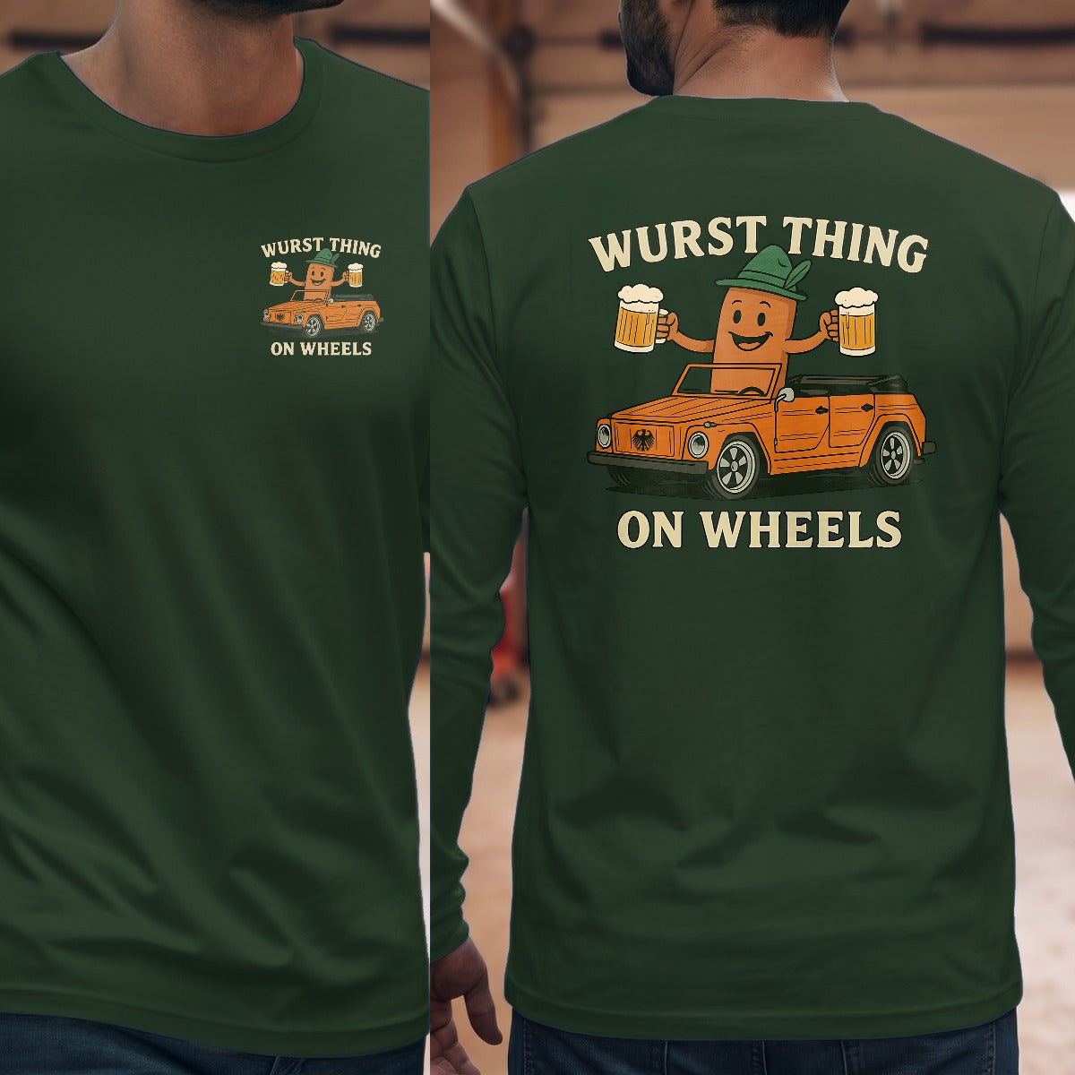 Forest Green | Left Chest + Back