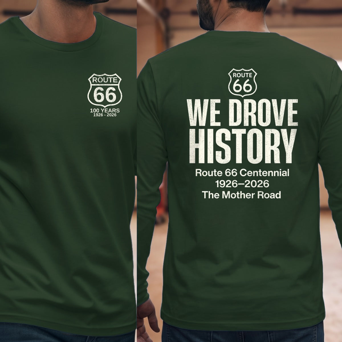 Forest Green | Left Chest + Back