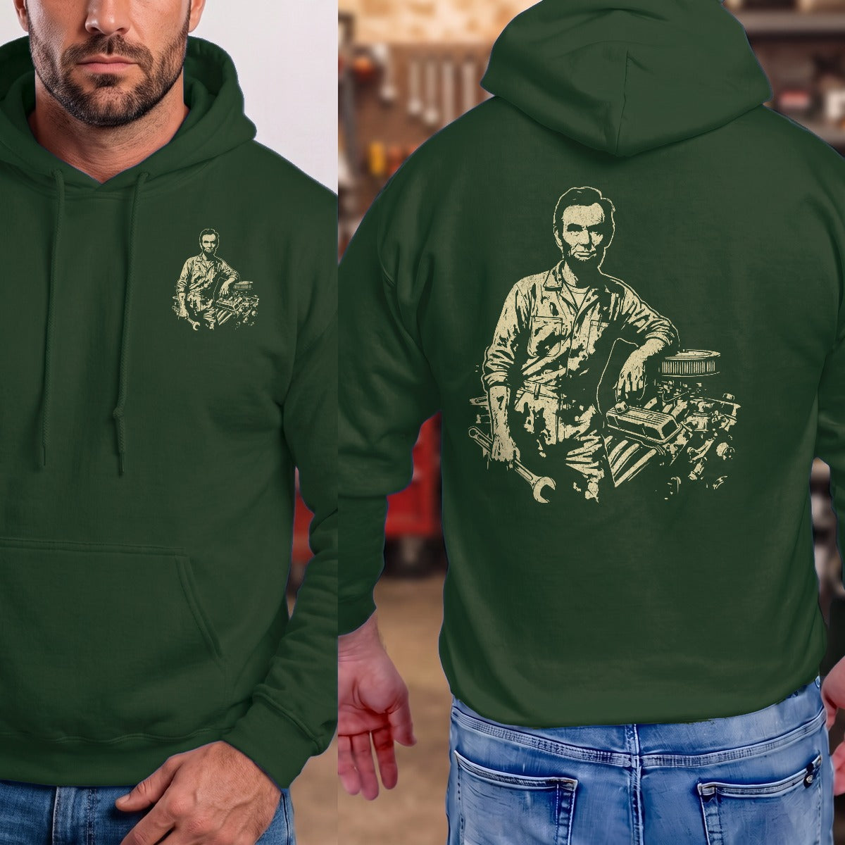 Forest Green | Front & Back