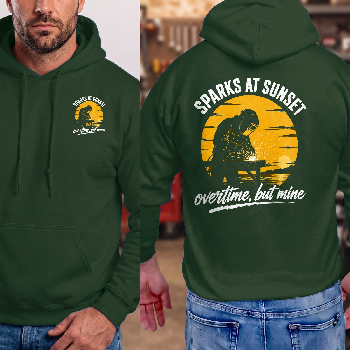 Forest Green | Front & Back