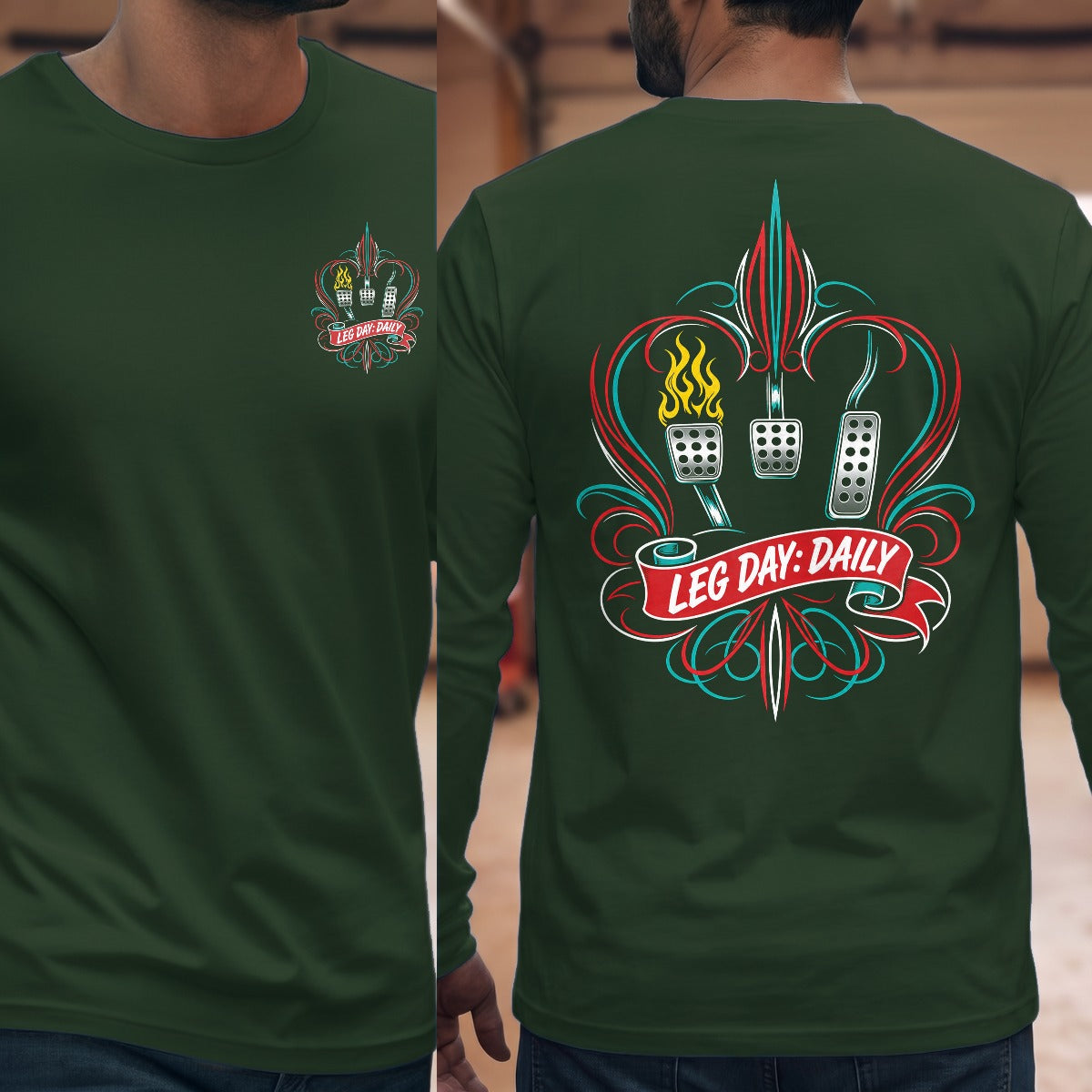 Forest Green | Front & Back