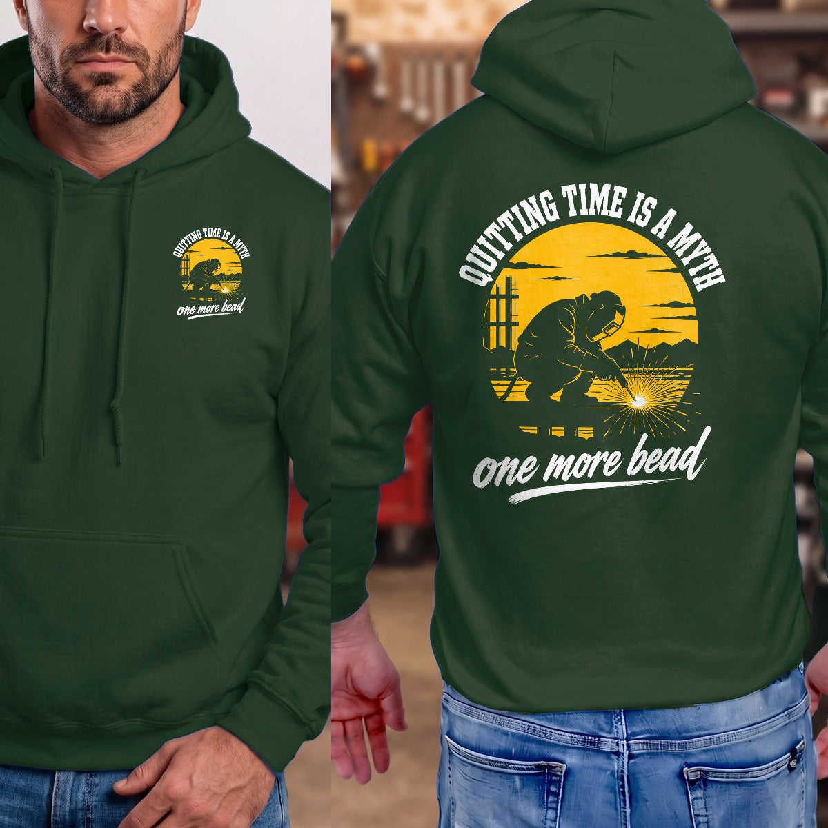 Forest Green | Front & Back