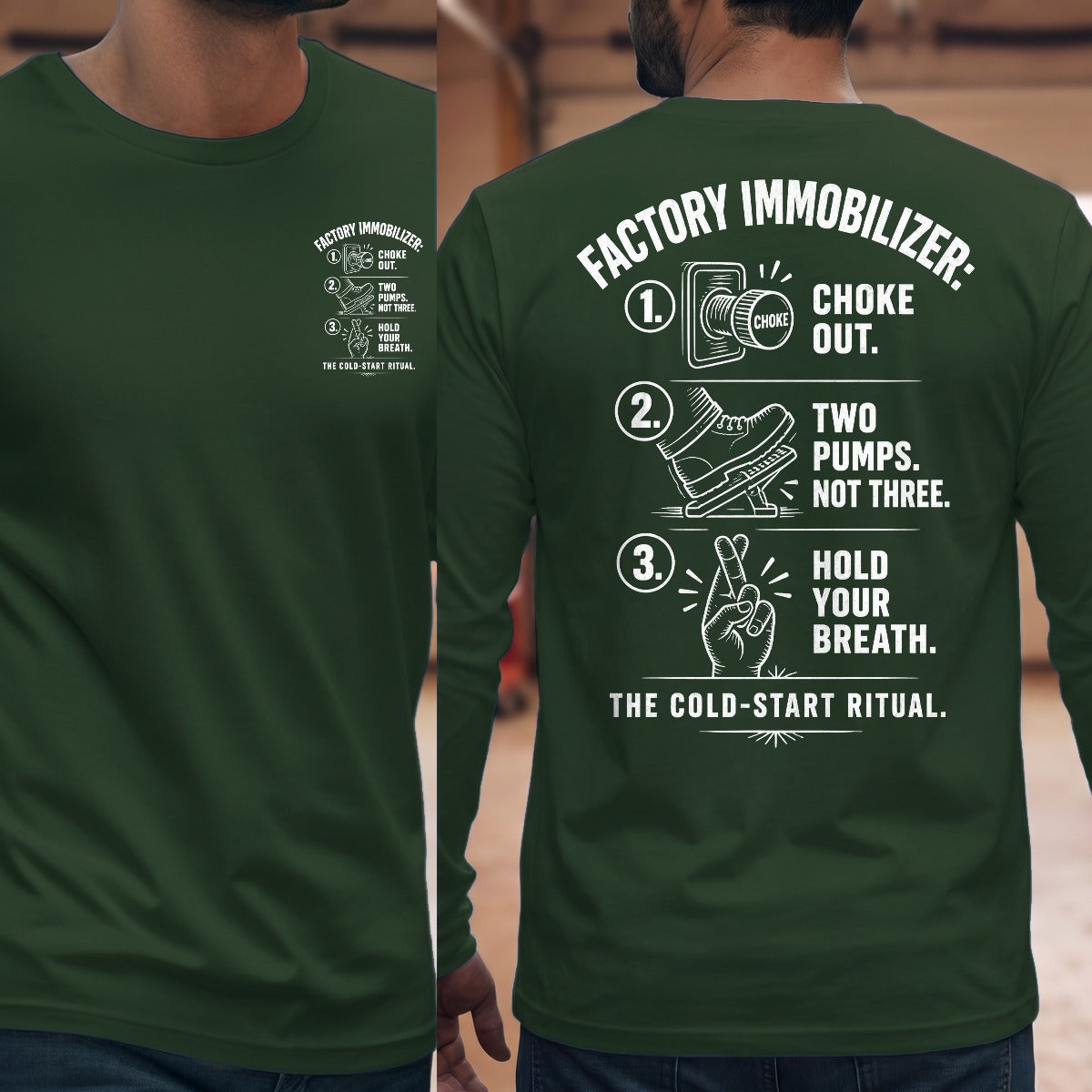 Forest Green | Front & Back