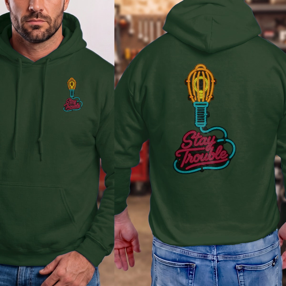 Forest Green | Front & Back