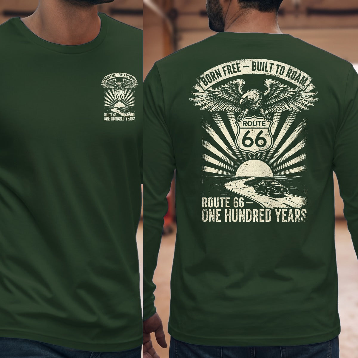 Forest Green | Front & Back