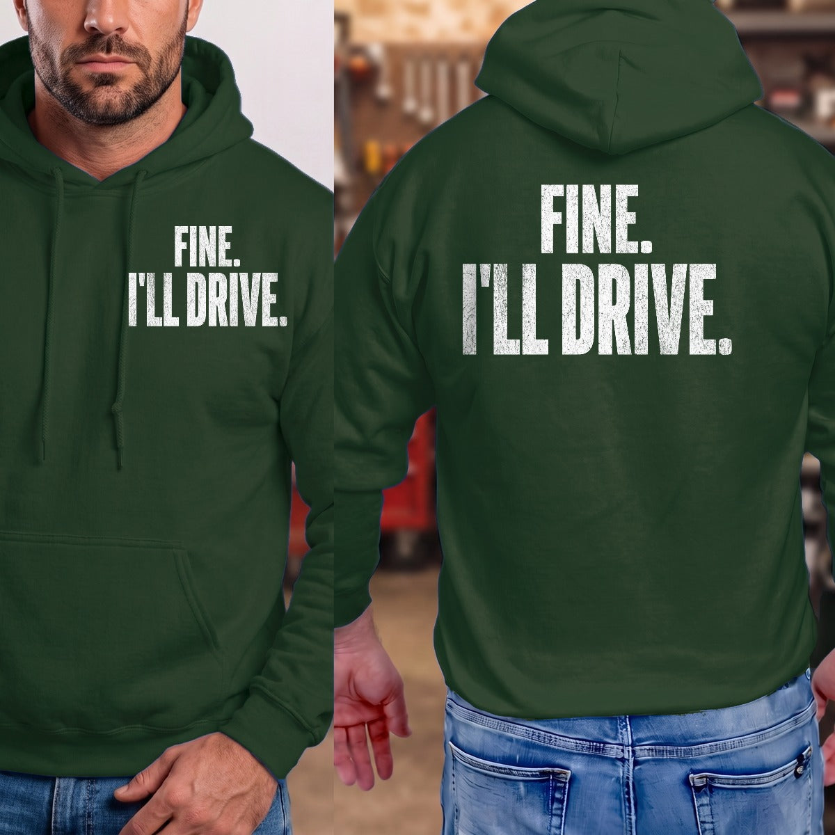 Forest Green | Front & Back