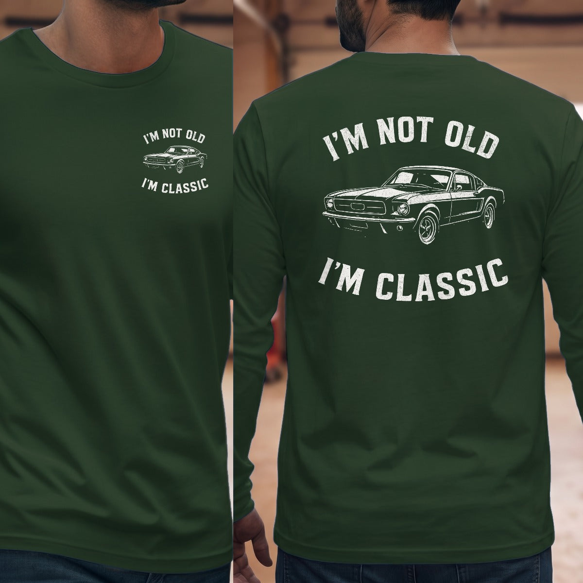 Forest Green | Left Chest + Back