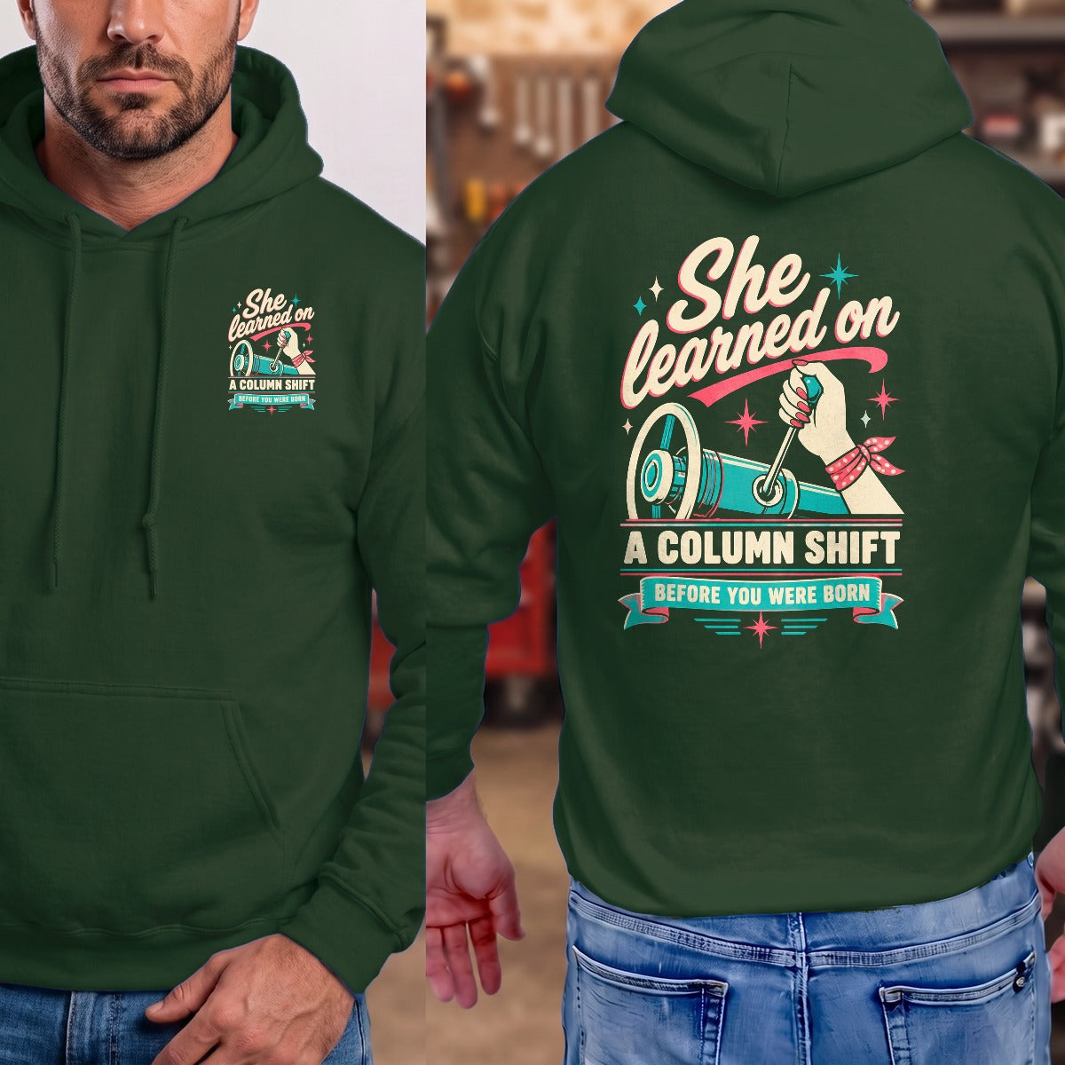 Forest Green | Front & Back