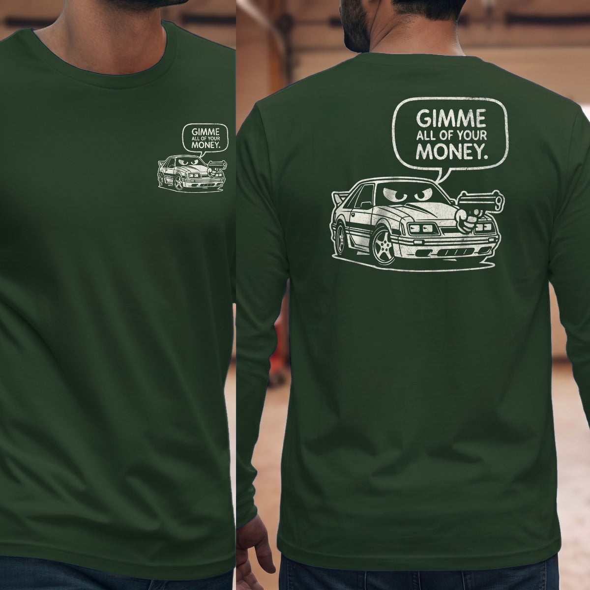 Forest Green | Left Chest + Back