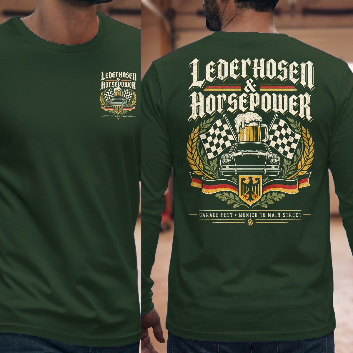 Forest Green | Front & Back