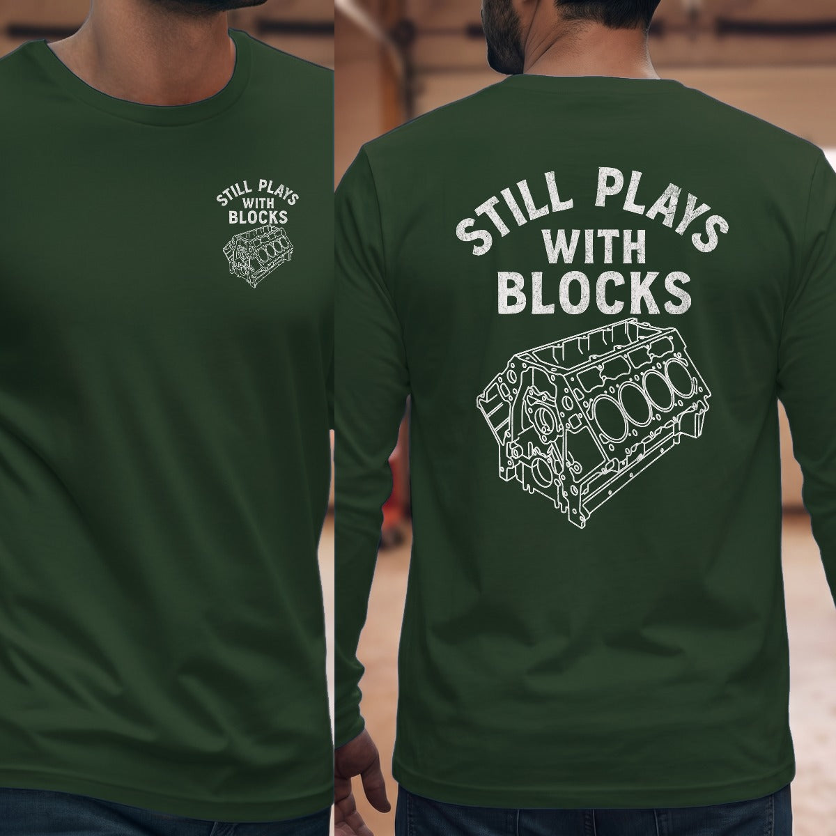 Forest Green | Left Chest + Back