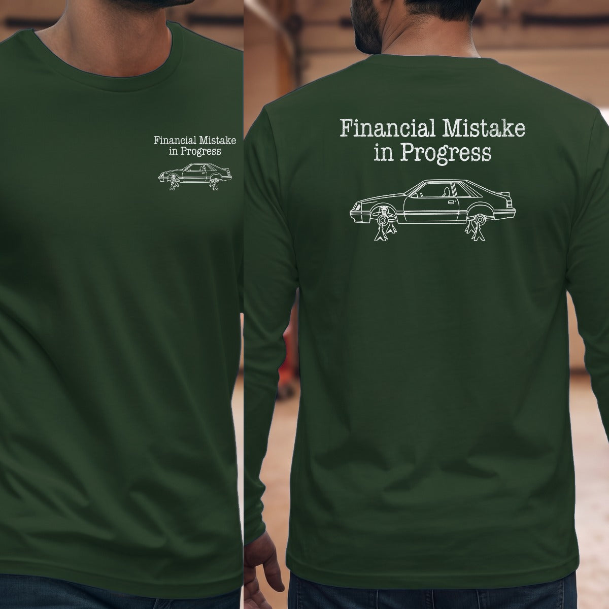 Forest Green | Left Chest + Back