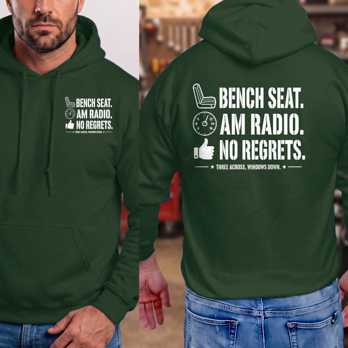 Forest Green | Front & Back