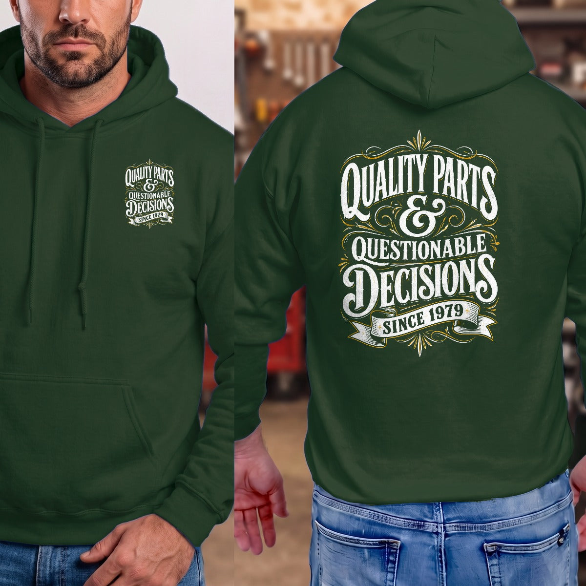 Forest Green | Front & Back