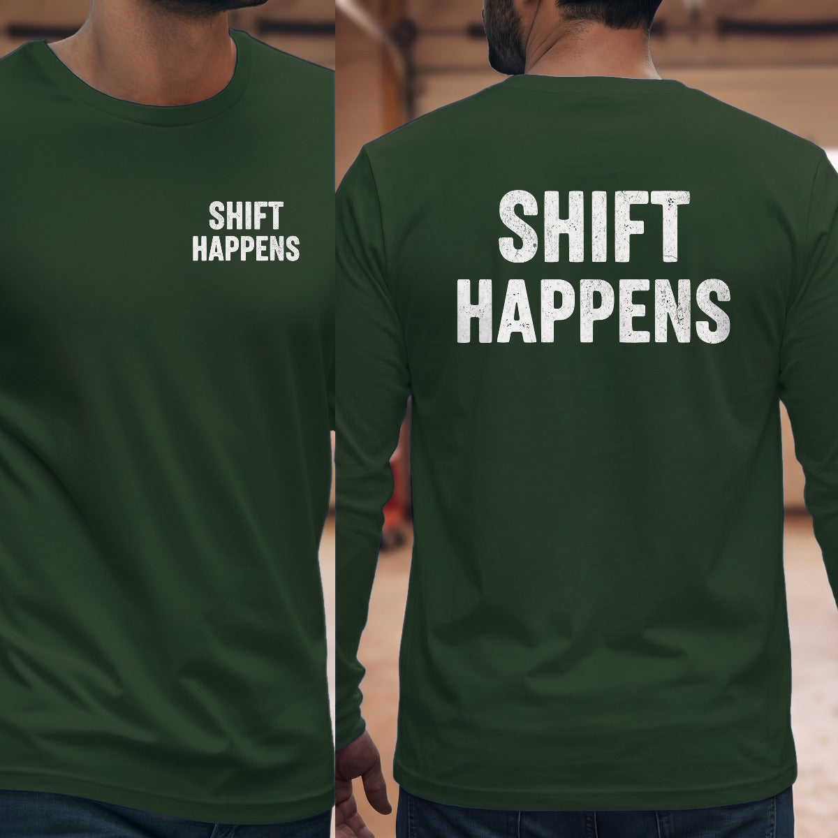 Forest Green | Left Chest + Back