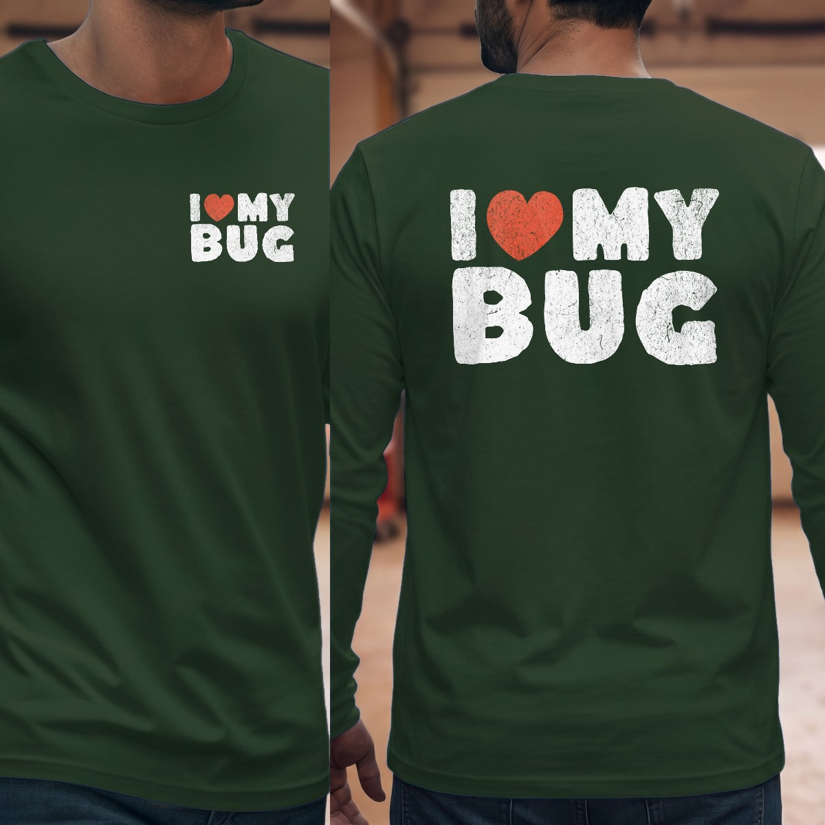 Forest Green | Left Chest + Back