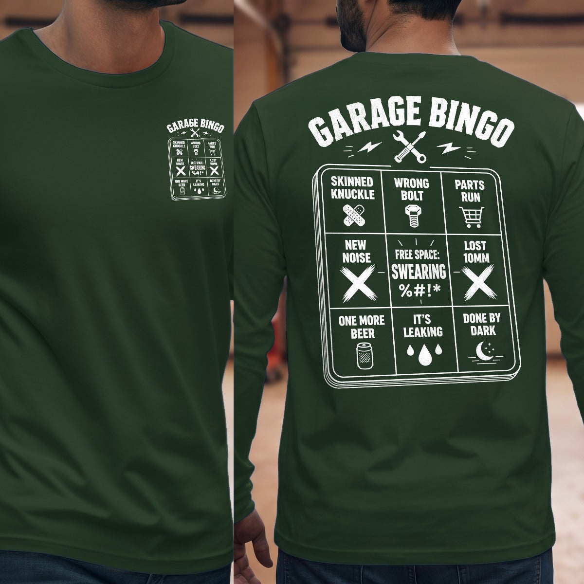 Forest Green | Front & Back