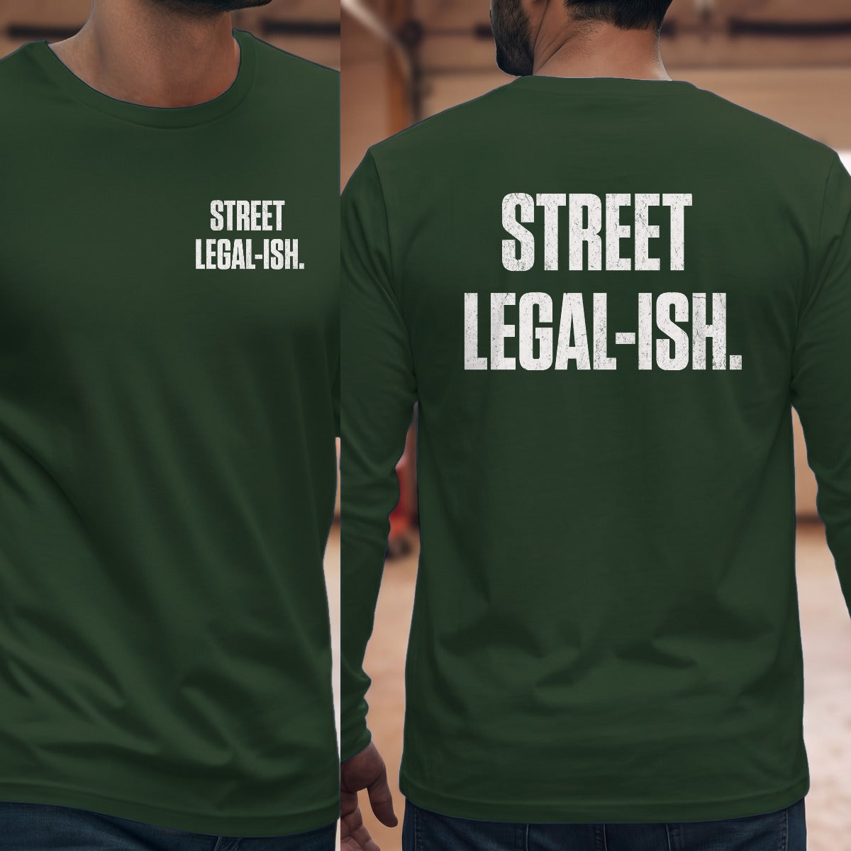 Forest Green | Left Chest + Back