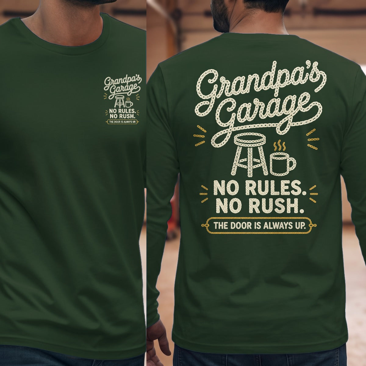 Forest Green | Front & Back