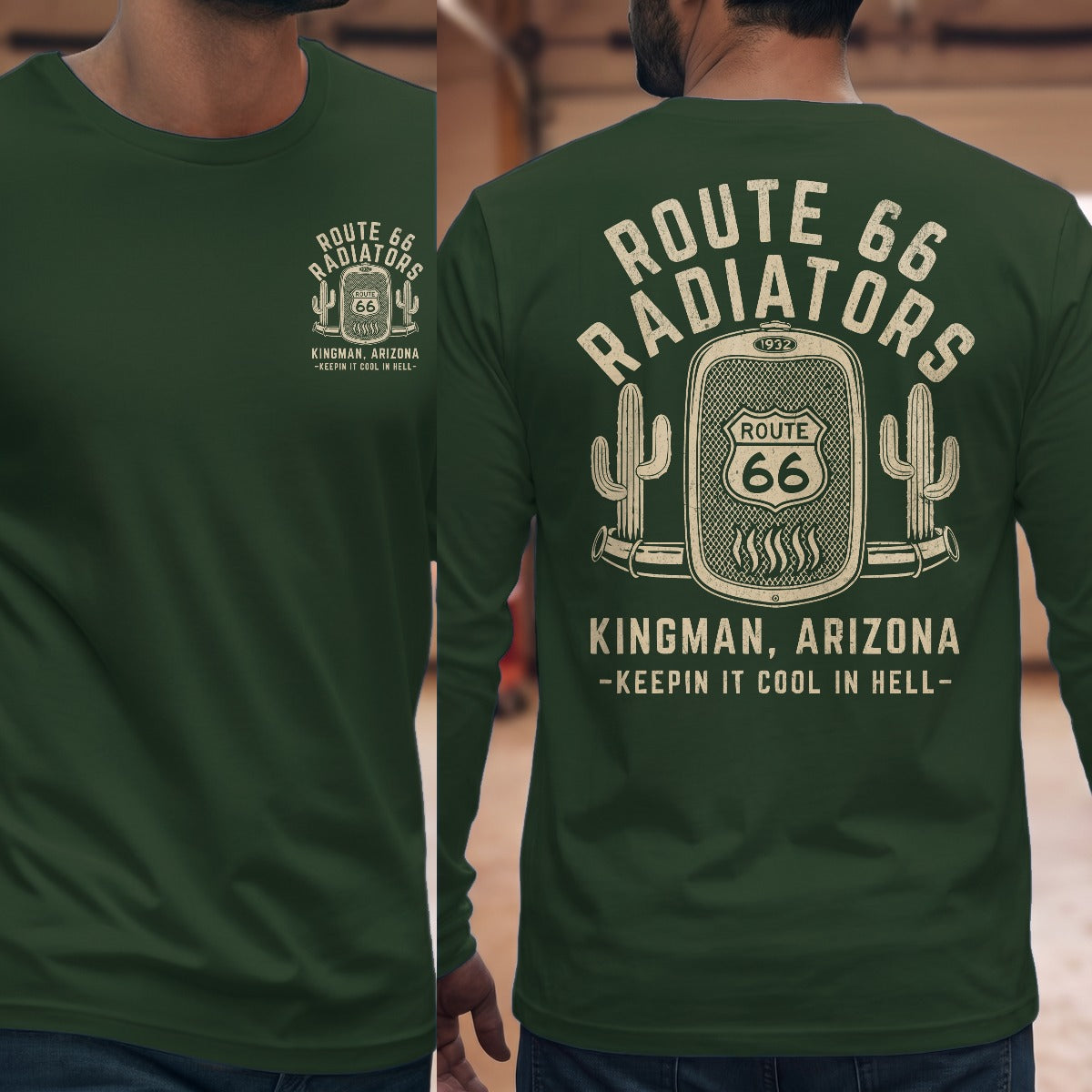 Forest Green | Front & Back