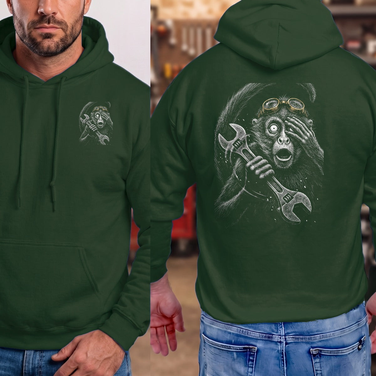 Forest Green | Front & Back
