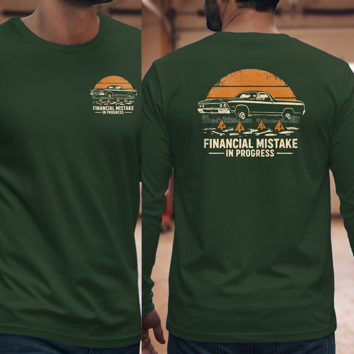 Forest Green | Left Chest + Back