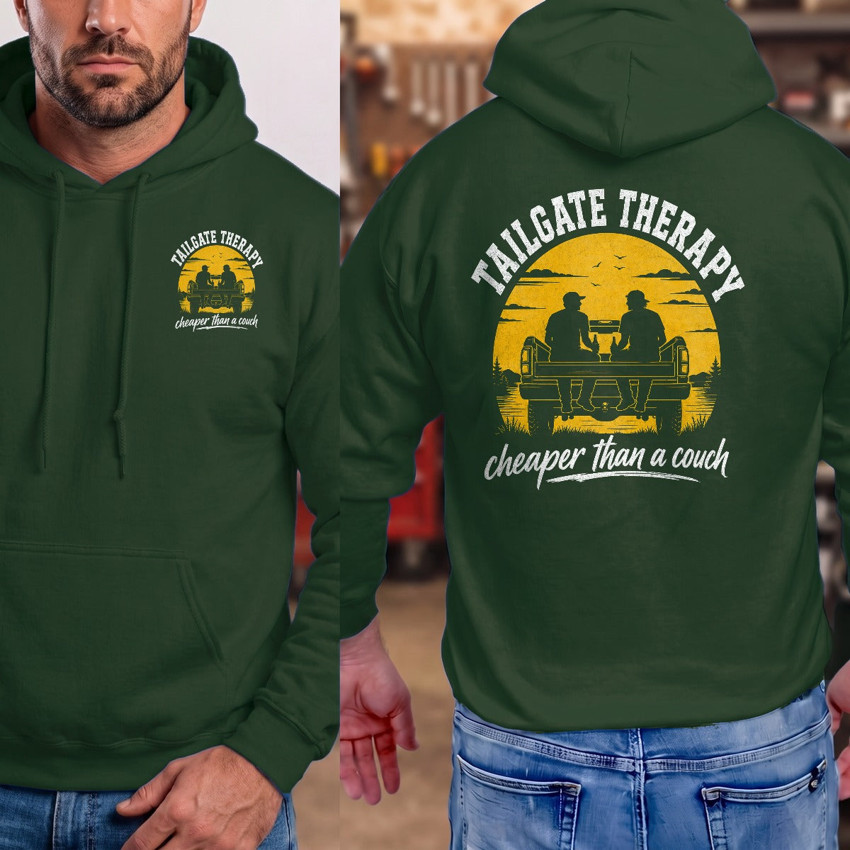 Forest Green | Front & Back