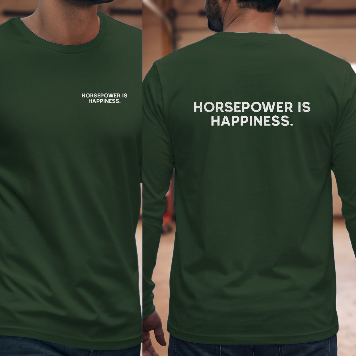 Forest Green | Left Chest + Back